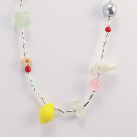 "Artisan Lemon Blossom Cluster Chain"