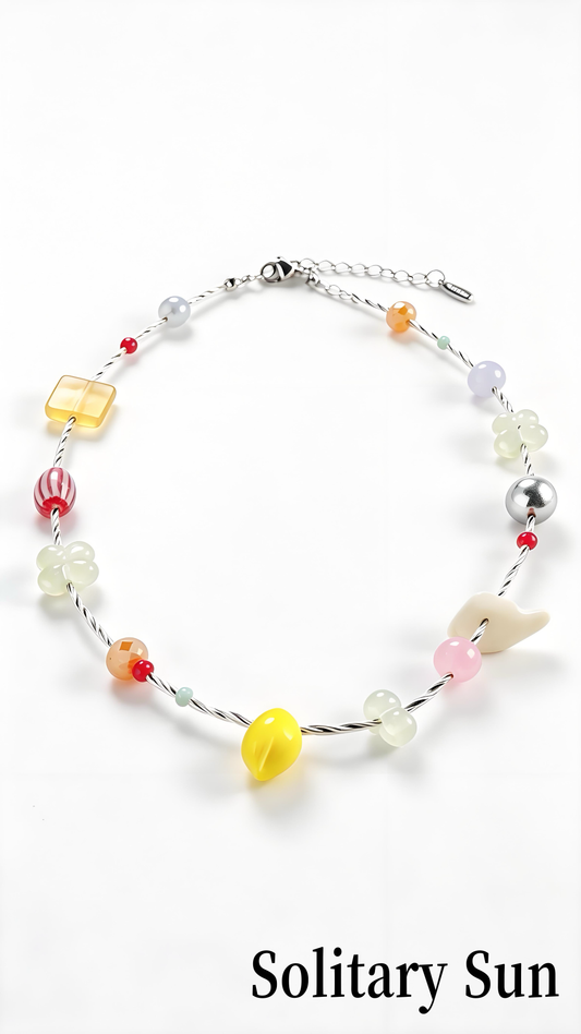 "Artisan Lemon Blossom Cluster Chain"